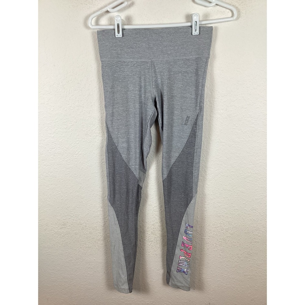 Pink Womens Size XS Leggings Yoga Sweatpants Stretch Gray Solid Excellent